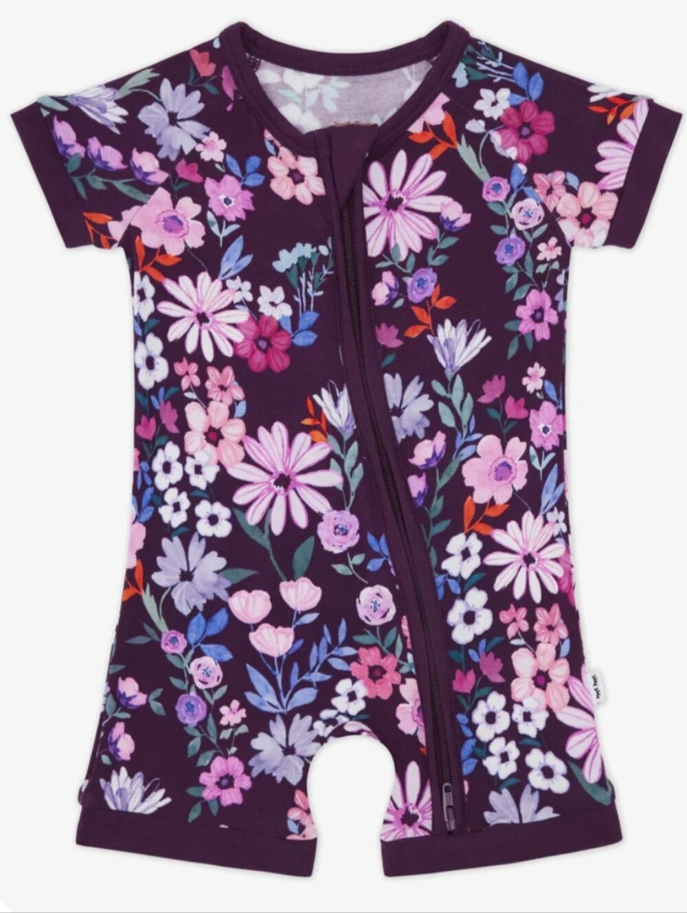 Little Sleepies Violet Meadow Shorty Zippy